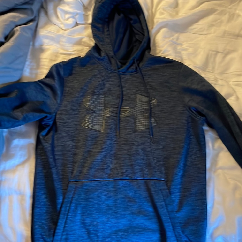 Under Amour Unisex Size Small Blue Hoodie